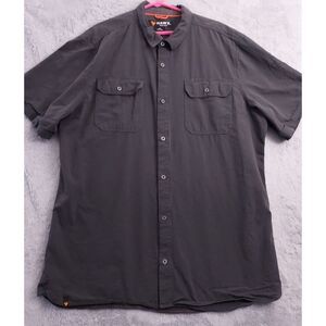 Hawx Shirt Mens XLT Extra Large Tall Work Gear 100% Cotton Utility Logo Canvas